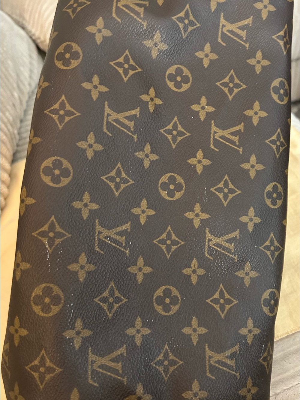 Louis Vuitton Monogram Leather Pull Tab - Brown - Picture 8 of 13